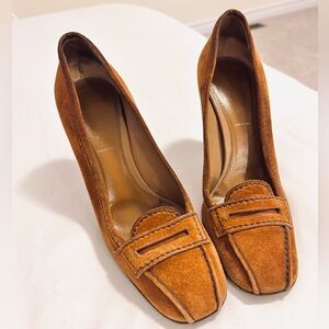 Prada Suede Shoes , Authentic, Size 38 1/2.